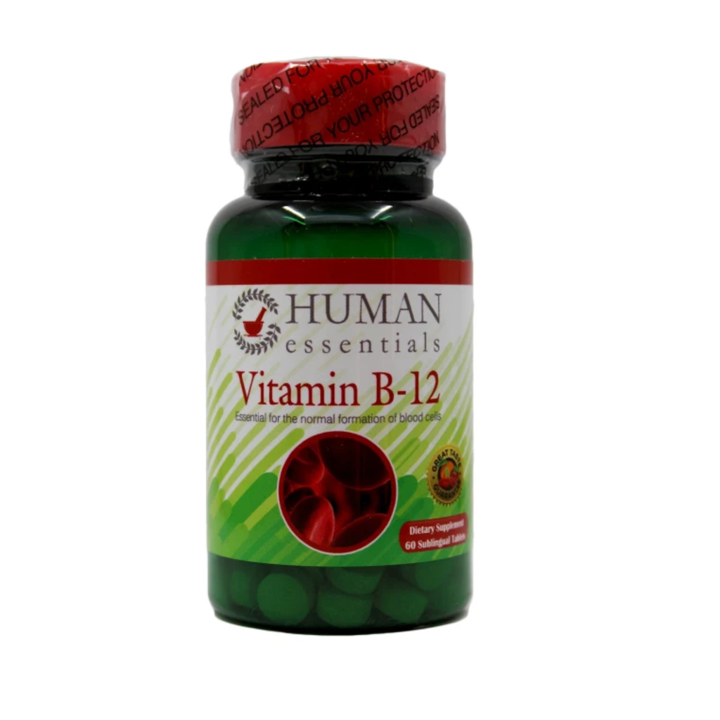 HUMAN ESSENTIAL VITAMIN B-12 60 TAB