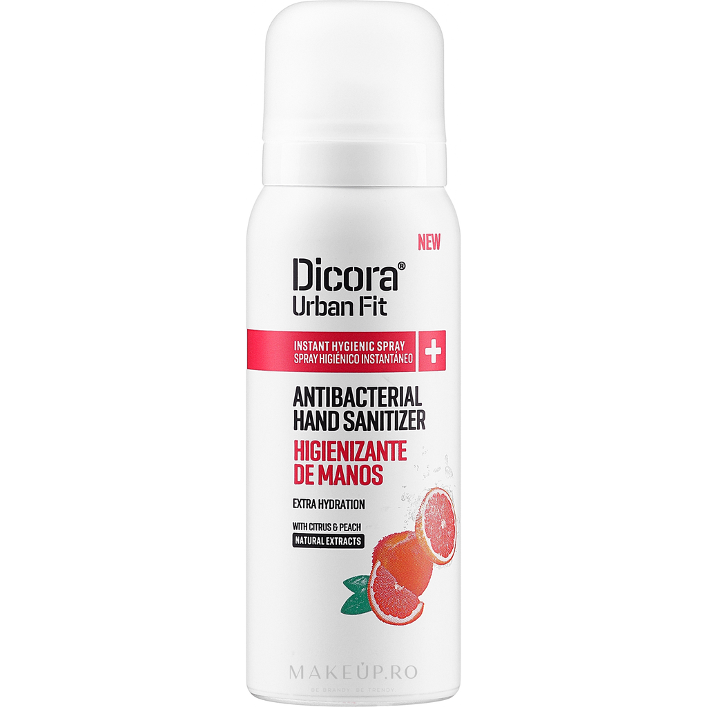 DICORA HAND SANITIZER SPRAY WITH CITRUS & PEACH