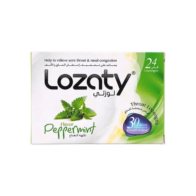 LOZATY PEPPERMINT Flavor 24 TAB