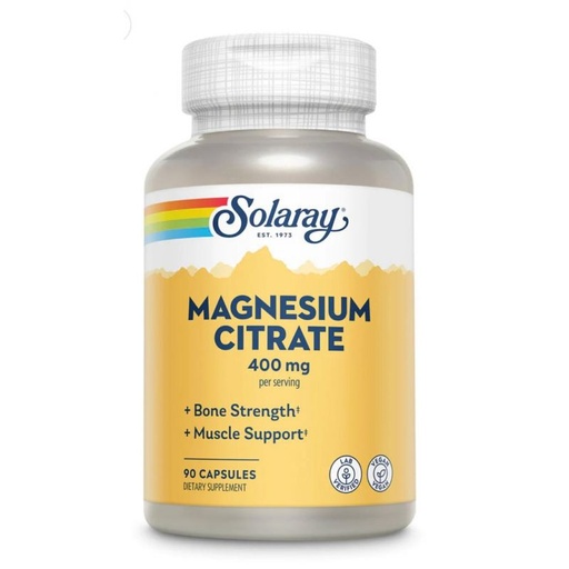 SOLARAY MAGNESIUM CITRATE 90 CAP