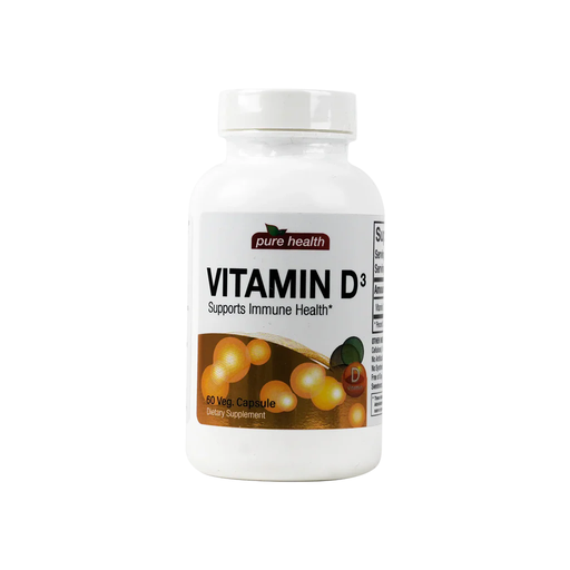 PURE HEALTH VITAMIN D 5000 60 CAP