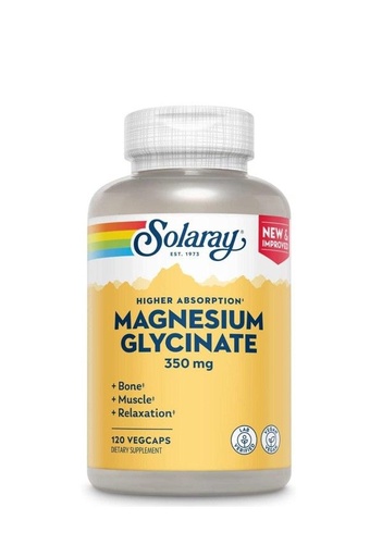 SOLARAY MAGNESIUM GLYCINATE 350 MG 120 CAP
