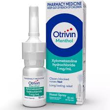 OTRIVIN MENTHOL NASAL SPRAY 0.1% 10 ML