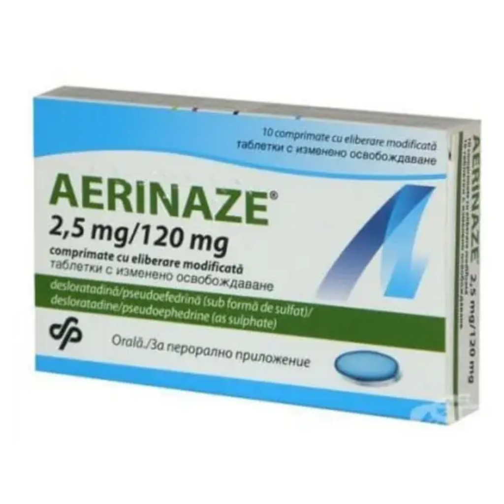 AERINAZE 2.5MG/120MG 14 TAB