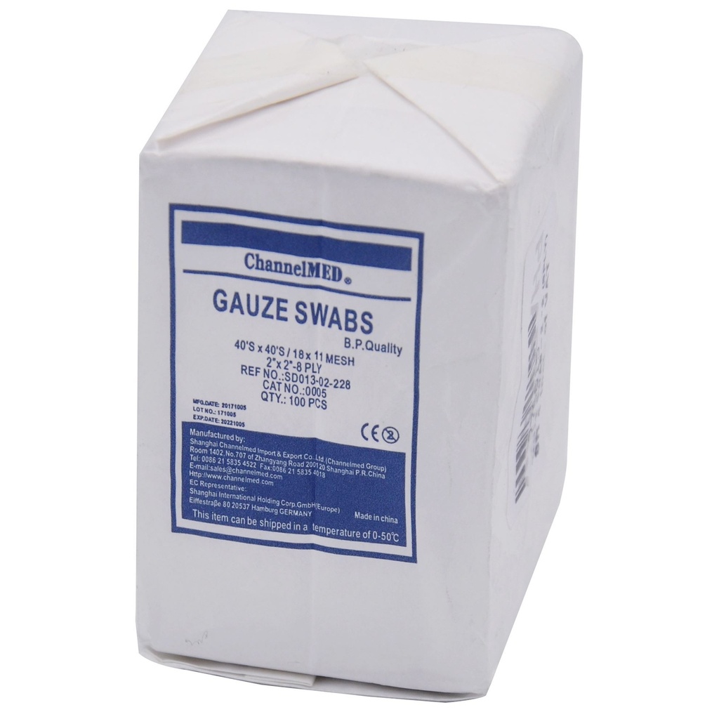 GAUZE SWAB 2*2 100PCS
