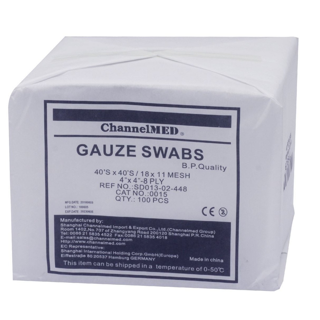 GAUZE SWAB 4*4 100PCS