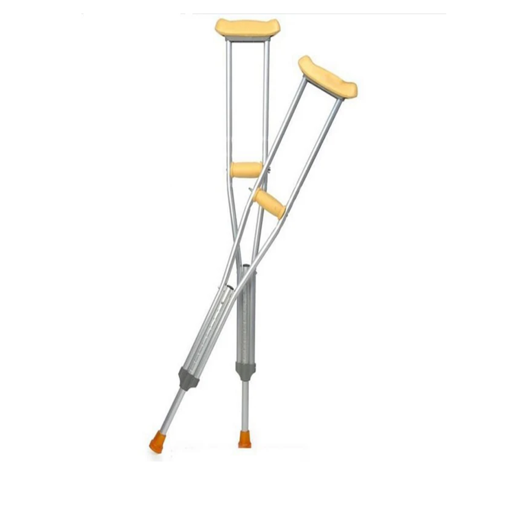 UNDER ARM CRUTCHES ALUMINIUM (MEDIUM)