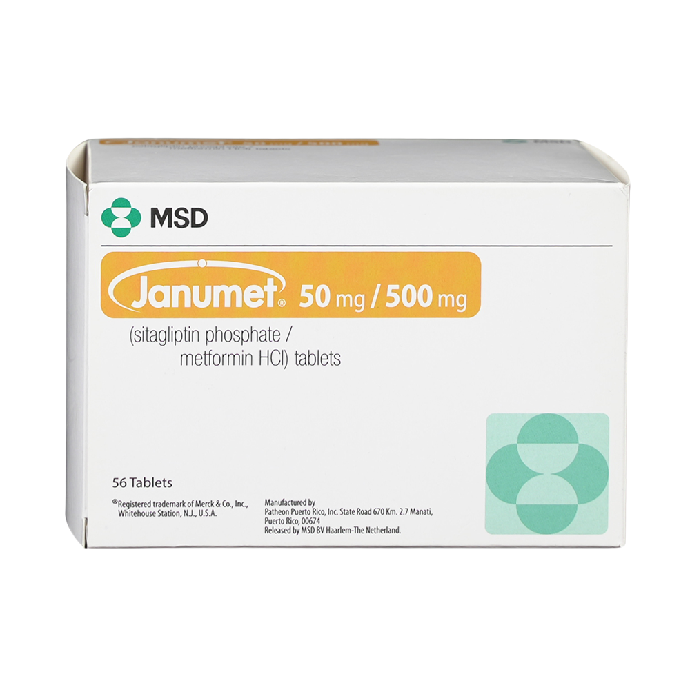 JANUMET 50/500 MG 56 TAB