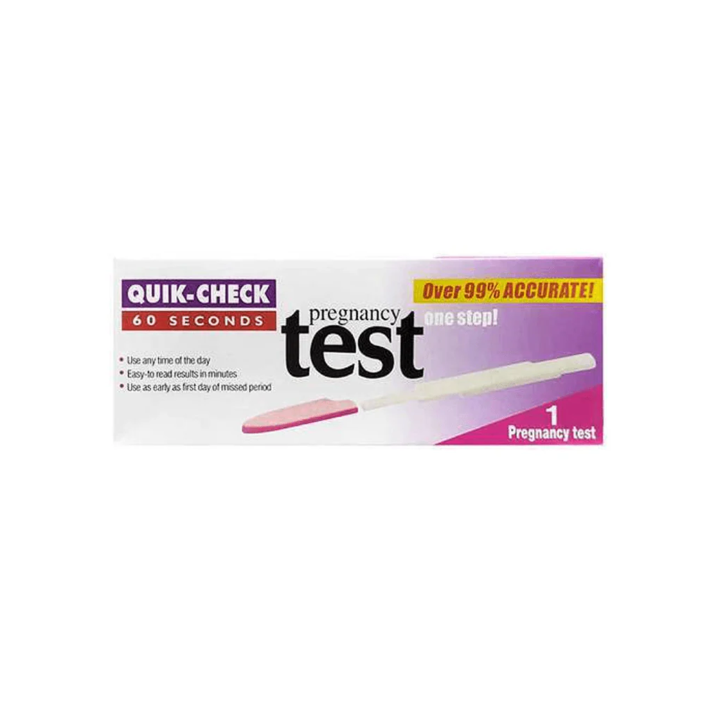 QUIK-CHECK PREGNANCY TEST