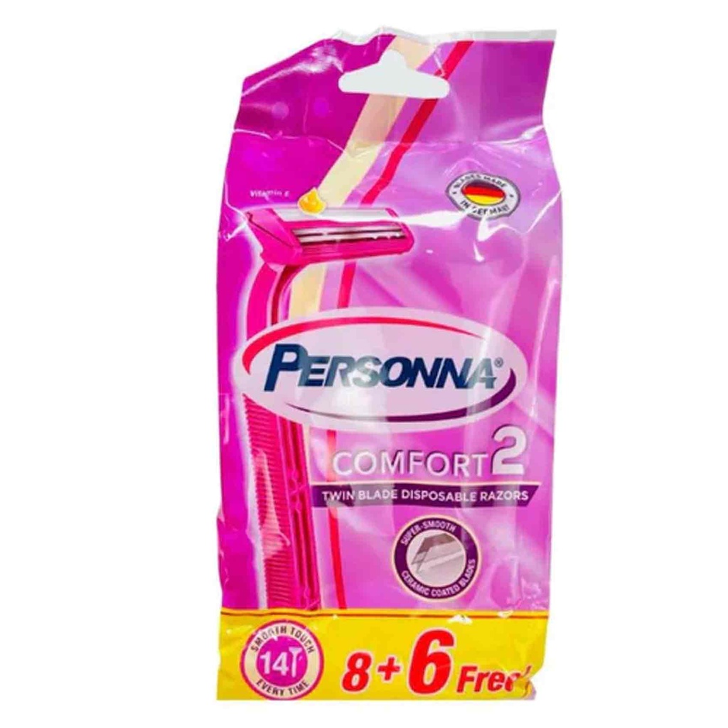 PERSONNA COMFORT2 TWIN BLADE 8+6 FREE