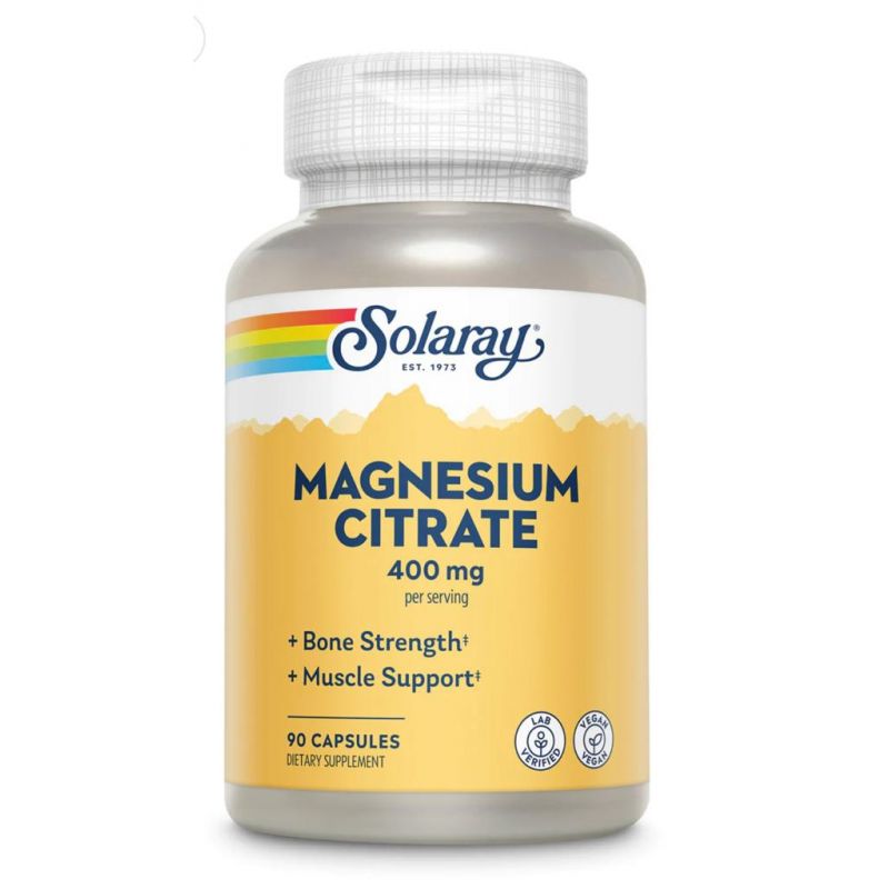 SOLARAY MAGNESIUM CITRATE 90 CAP