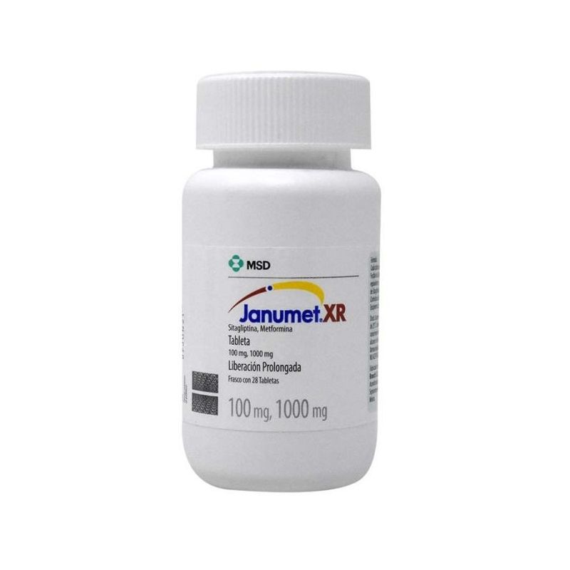 JANUMET XR 100/1000 MG 28 TAB