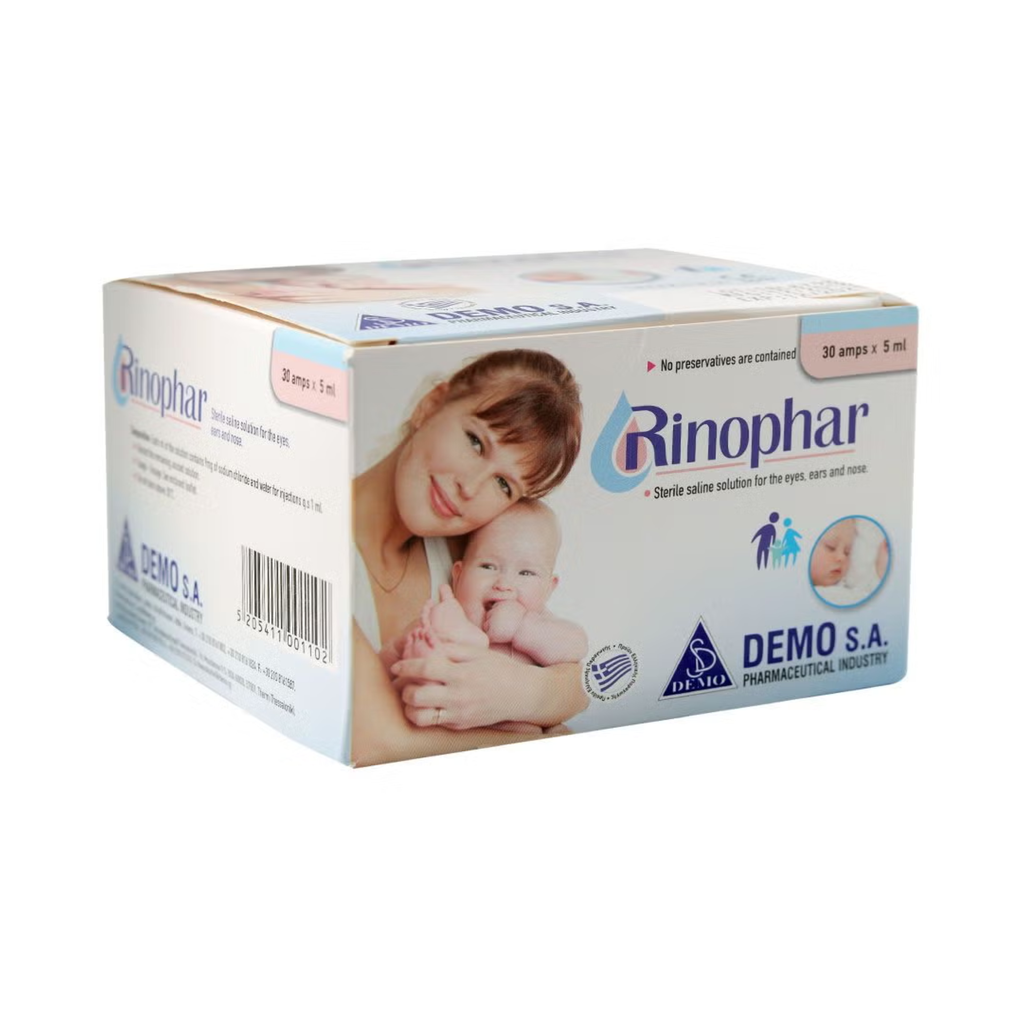 RINOPHAR STERILE SALINE SOL FOR EYES,EARS AND NOSE