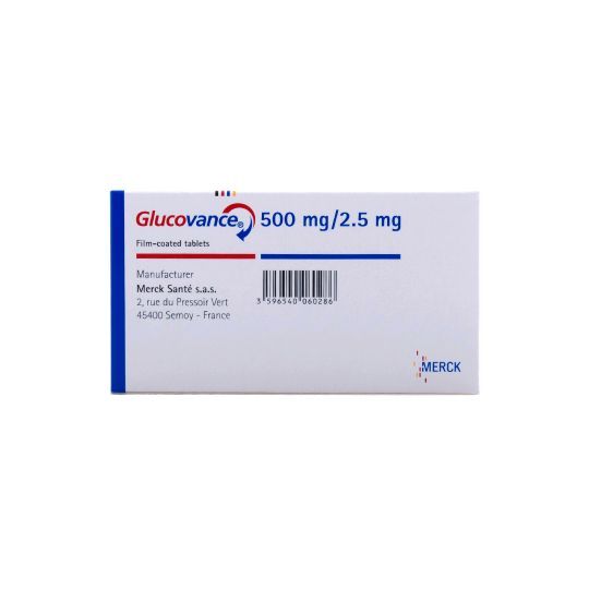 GLUCOVANCE 500/2.5MG 30 TAB