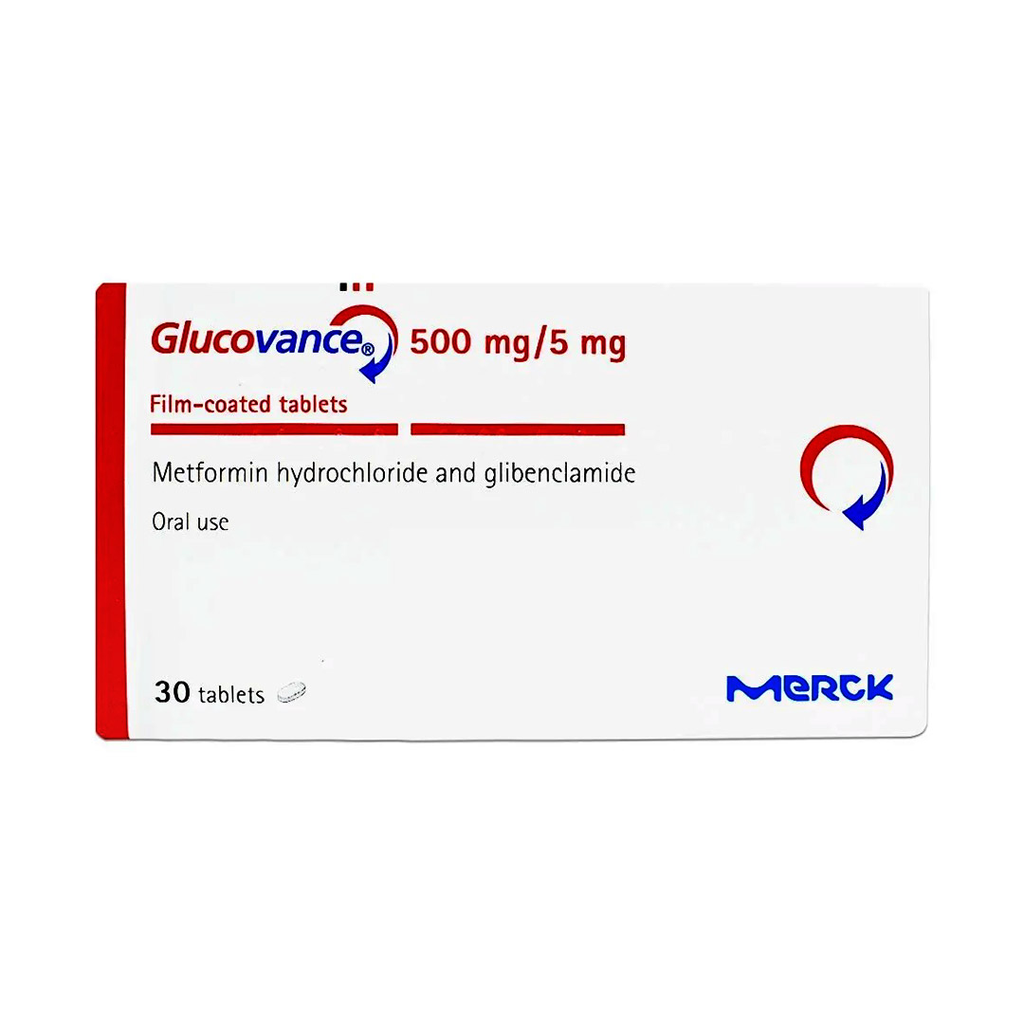 GLUCOVANCE 500/5 MG 30 TAB