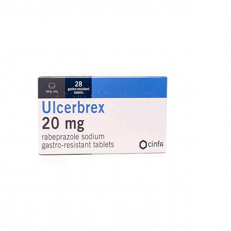 ULCERBREX 20 MG 28 TAB