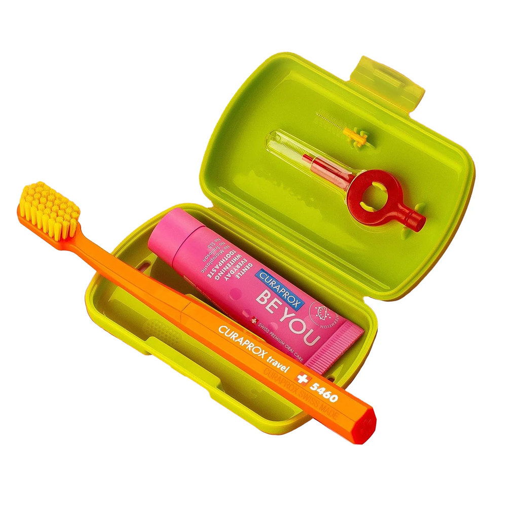 كيورابروكس طقم سفر أخضر