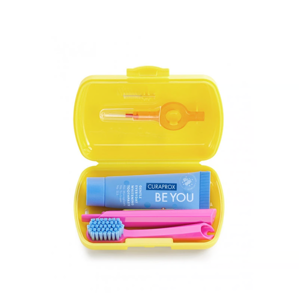 CURAPROX TRAVEL SET YELLOW