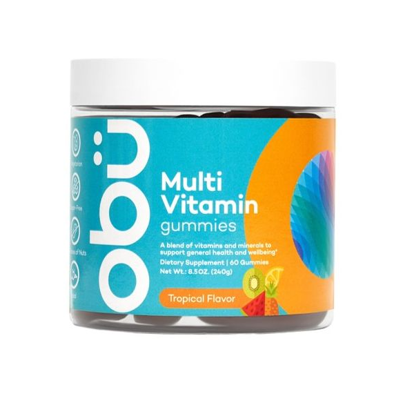 OBU MULTI VITAMIN 60 GUMMIES TROPICAL FLAVOR