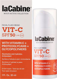 LACABINE Facial Fluid Cream Vit C SPF 50 30 ml