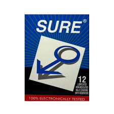 SURE CONDOM PLAIN 12 PCS