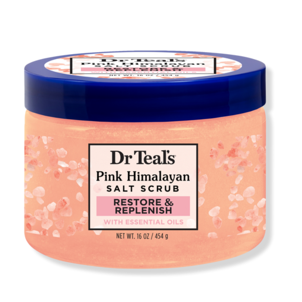Dr TEALS Epsom Salt Body Scrub Pink Himalayan Salt 454 g