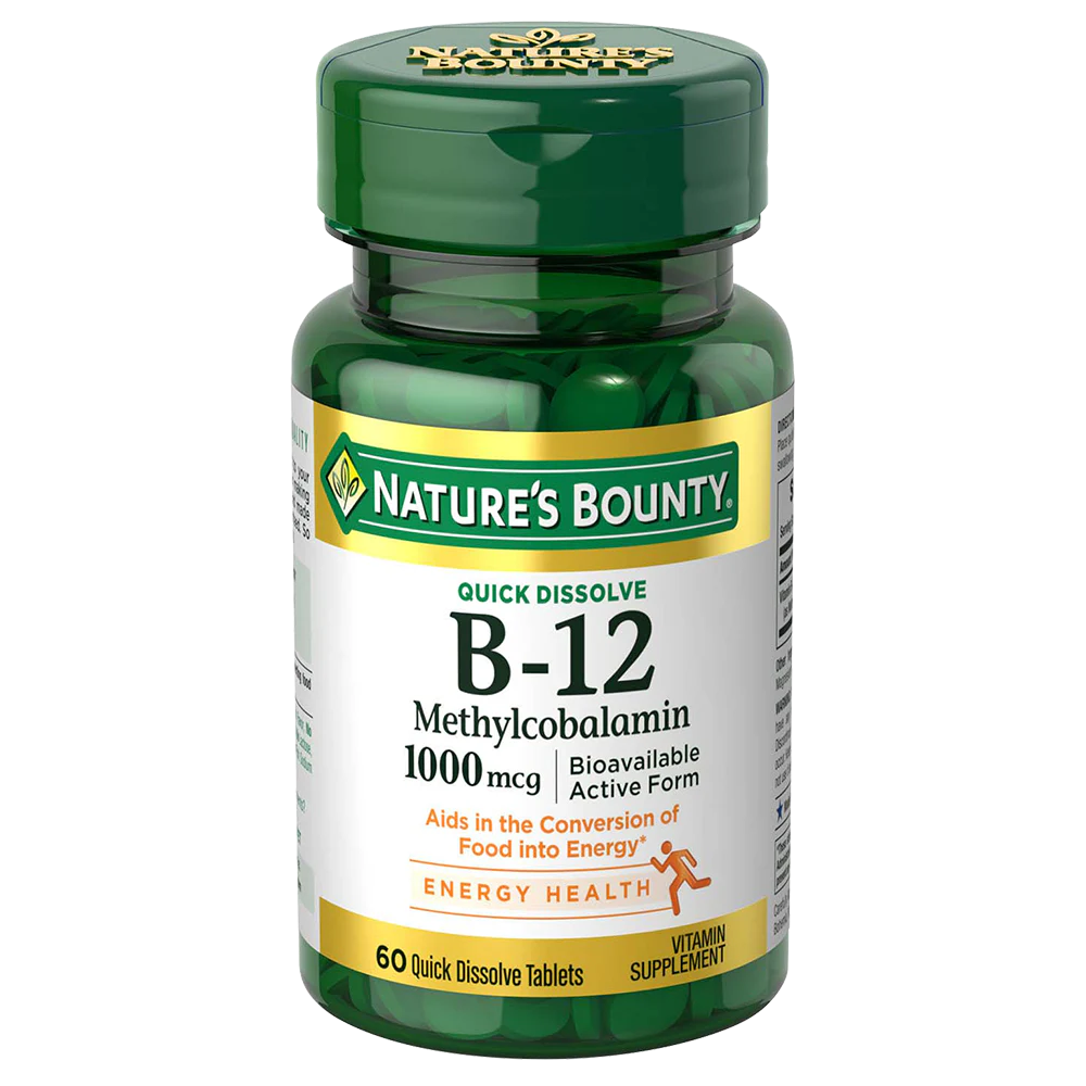 NATURES BOUNTY VIT B-12 METHYLCOBALAMIN 100 MCG