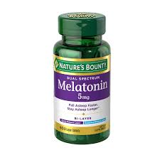 NATURES BOUNTY MELATONIN 5 MG 60 BI-LAYER TABLETS