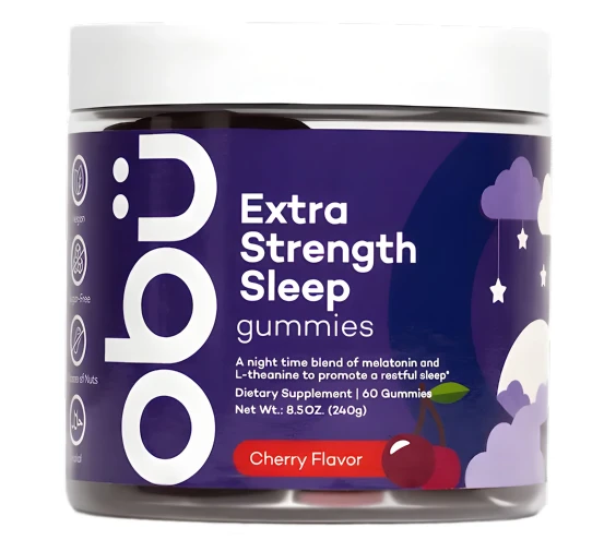 OBU EXTRA STRENGTH SLEEP CHERRY FLAVOR 60 GUMMIES