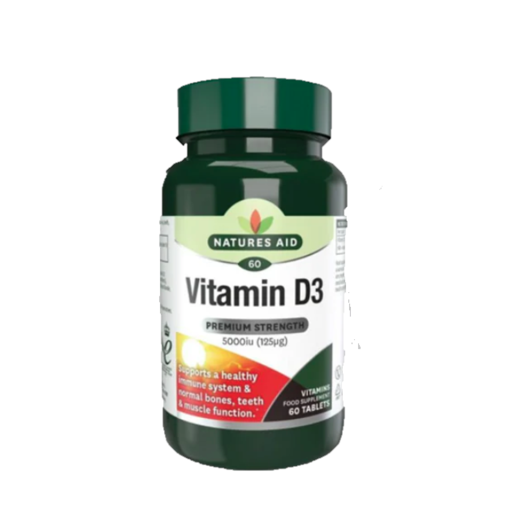NATURES AID VITAMIN D3 5000 60 TAB