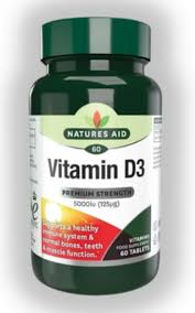 NATURES AID VITAMIN D3 5000 60 TAB