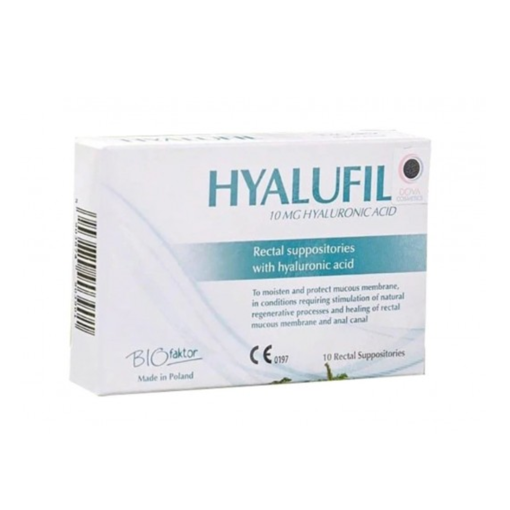 HYALUFIL 5 RECTAL SUPPOSITORIES