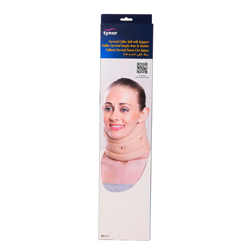 TYNOR CERVICAL COLLAR SOFT WITH SUPPORT B02 M