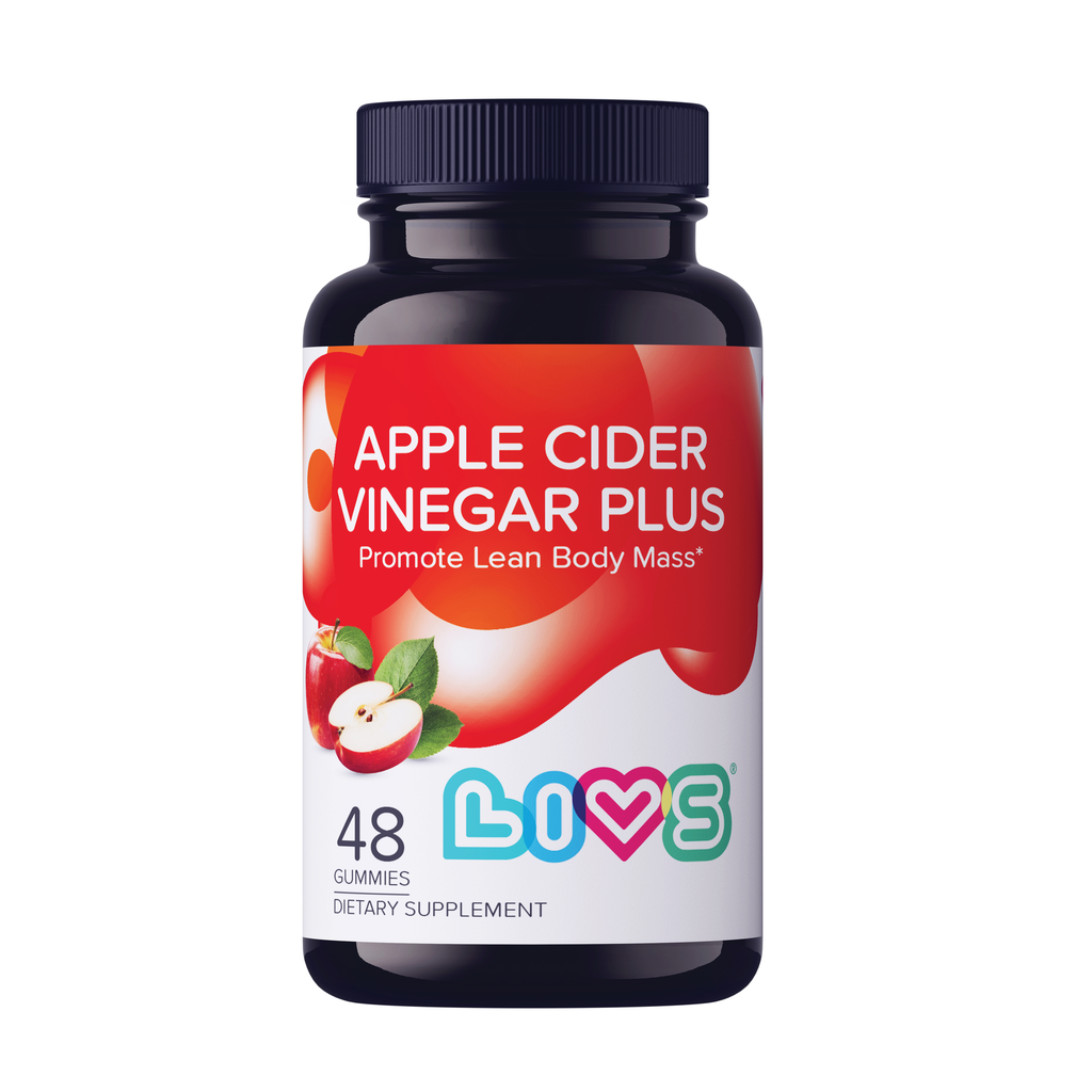 LIVS APPLE CIDER VINEGAR PLUS 48 GUMMIES