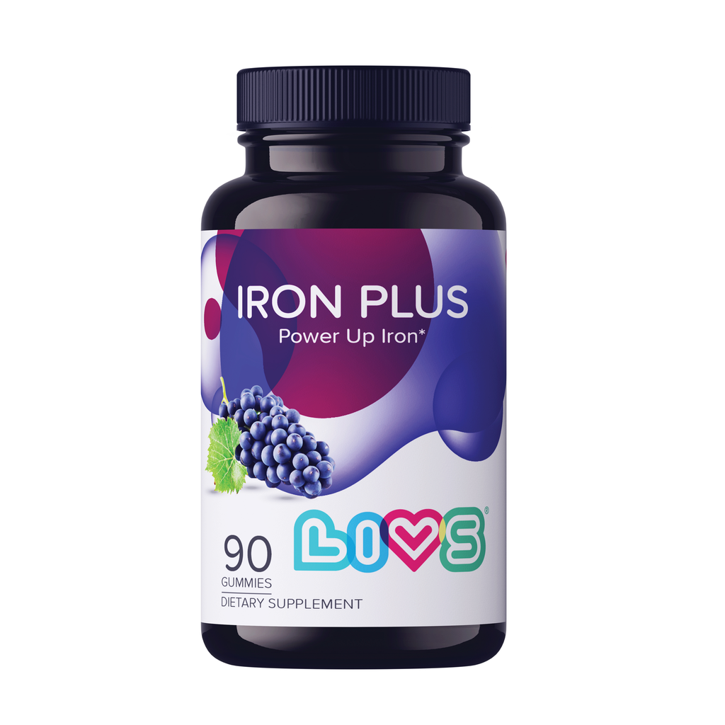 LIVS IRON PLUS 90 GUMMIES