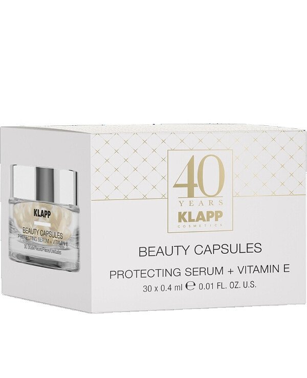 KLAPP Beauty Capsules Protecting Serum + Vitamin E 30 Caps
