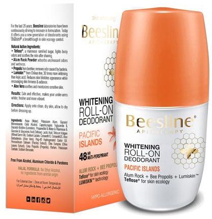 BEESLINE Whitening Roll-on Deo pacific Islands 48 hr Antiperspirant