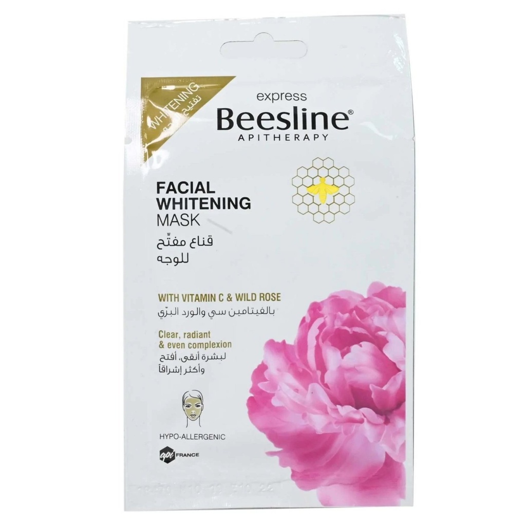 BEESLINE Facial Whitening Mask With Vit C & Wild Rose