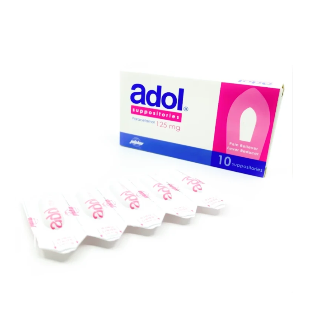 ADOL 125MG 10 Suppositories