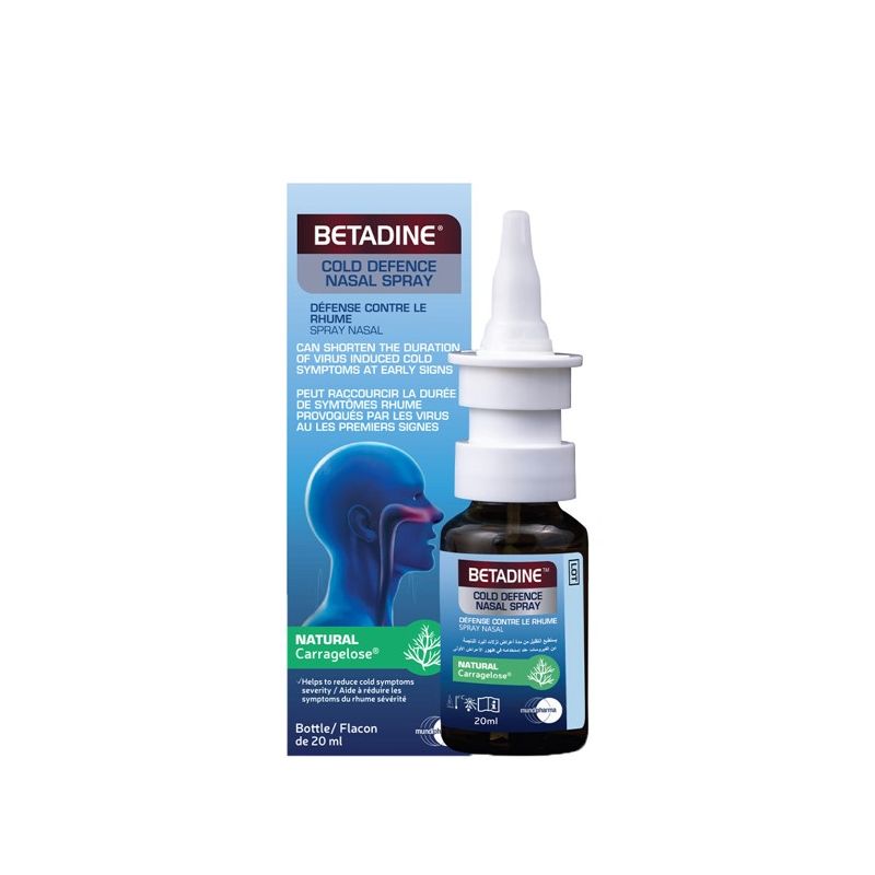 BETADINE COLD DEFENSE ADULT SPRAY 20 ML