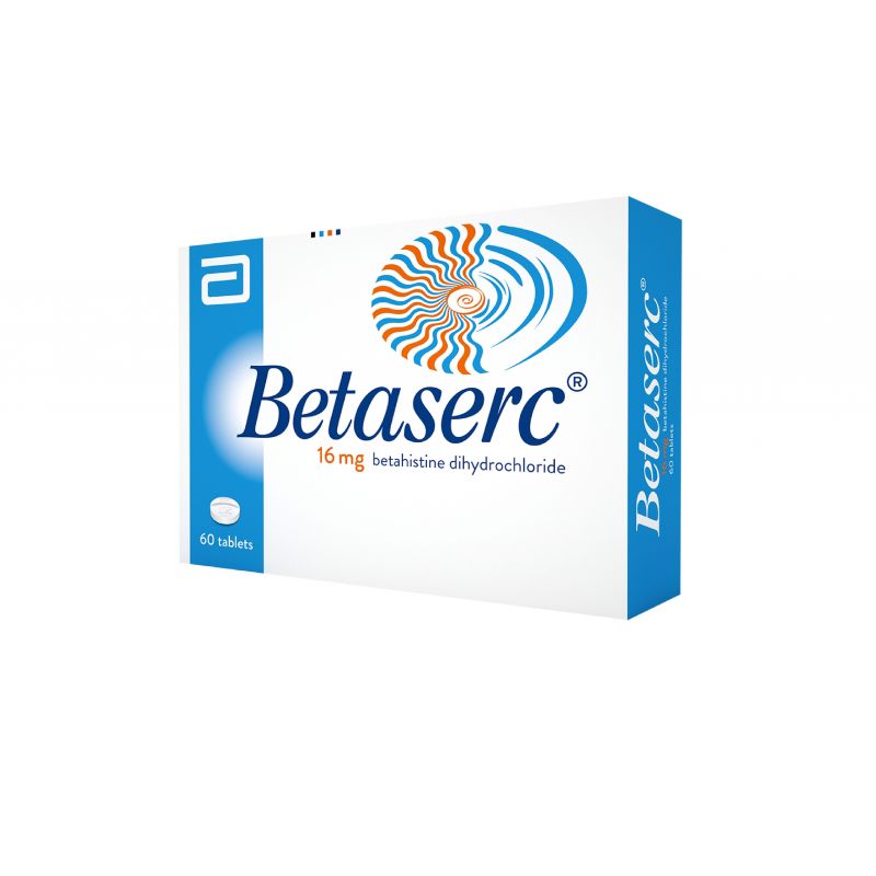 BETASERC 16 MG 60 TAB
