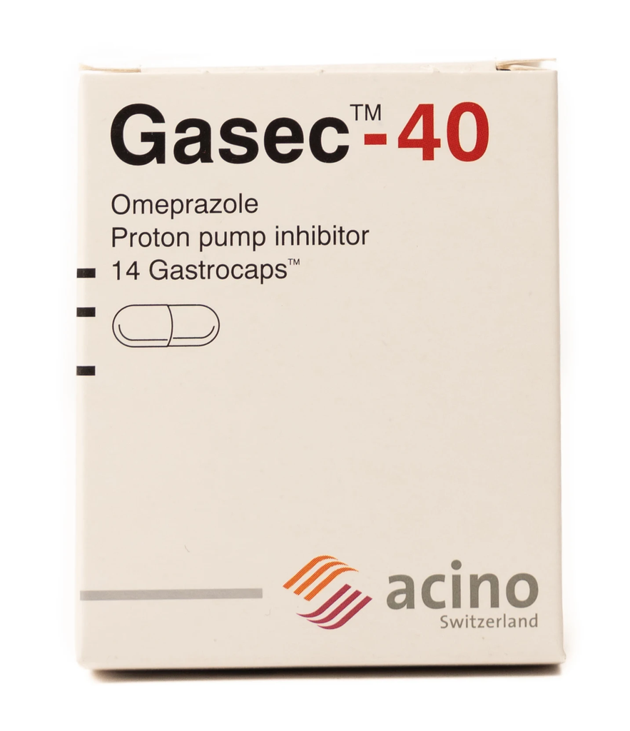 GASEC 40 MG 14 CAP