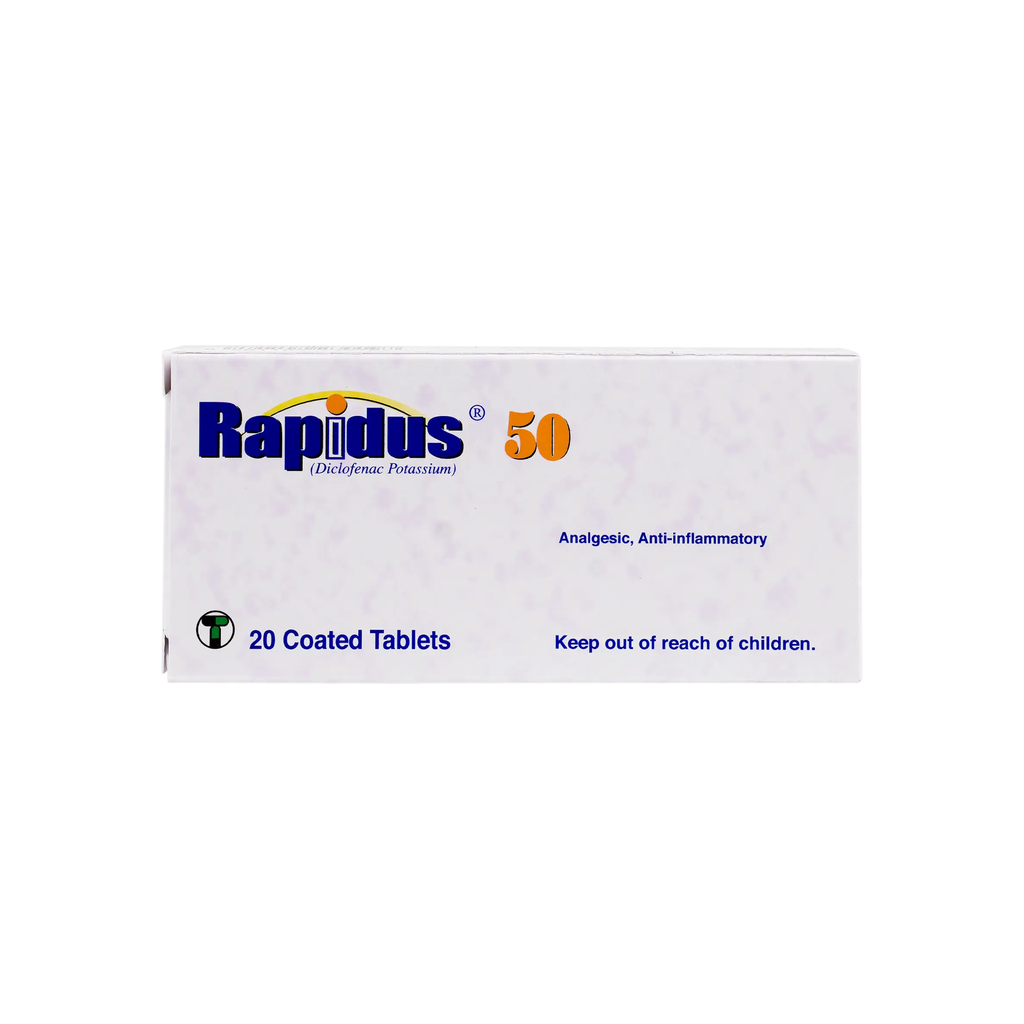 RAPIDUS 50 MG 20 TAB