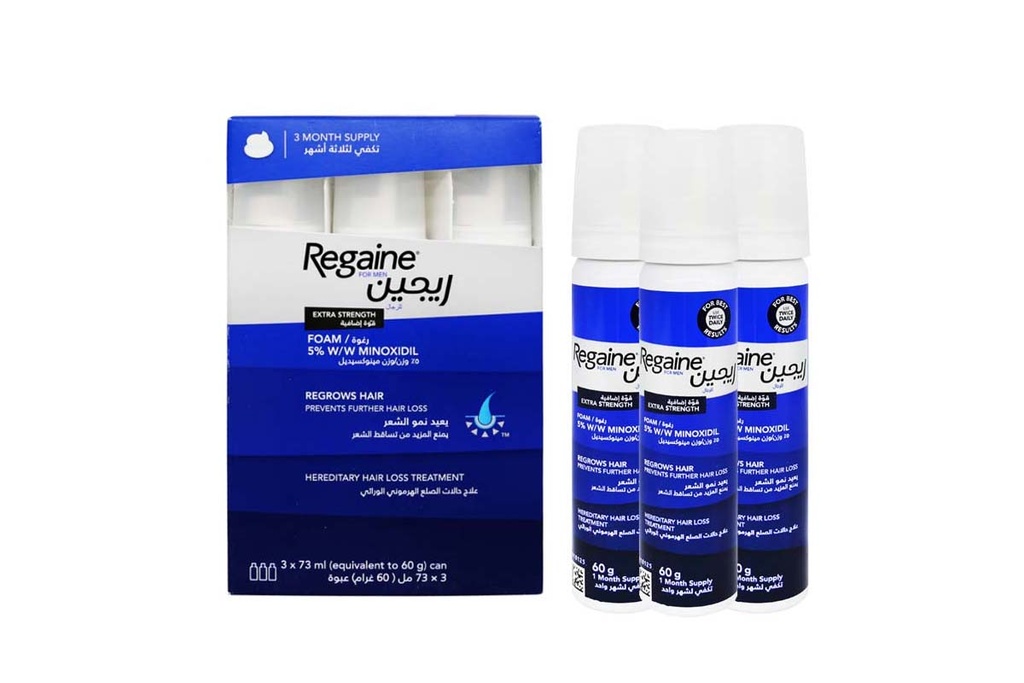 REGAINE FOAM MEN 73 ML 3 PCS