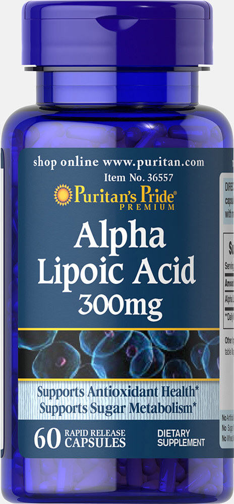 PURITANS PRIDE Alfa Lipoic Acid 300 mg
