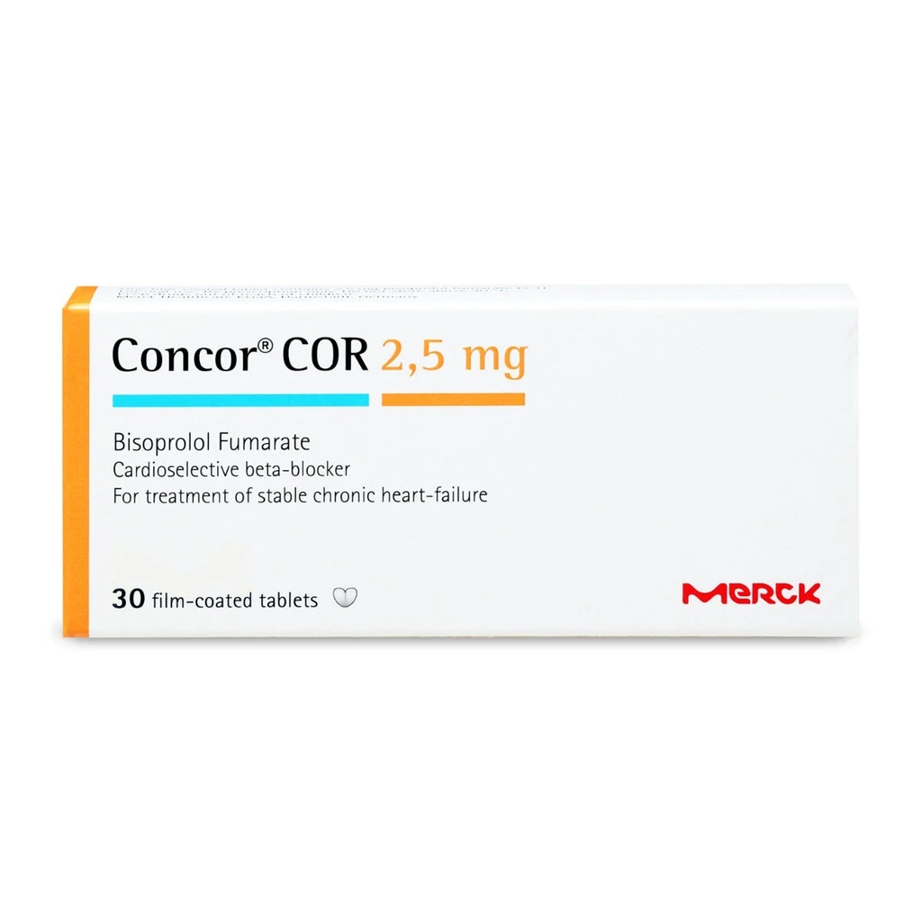 CONCOR-COR 2.5MG 30 TAB