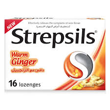 STREPSILS WARM GINGER 16 LON