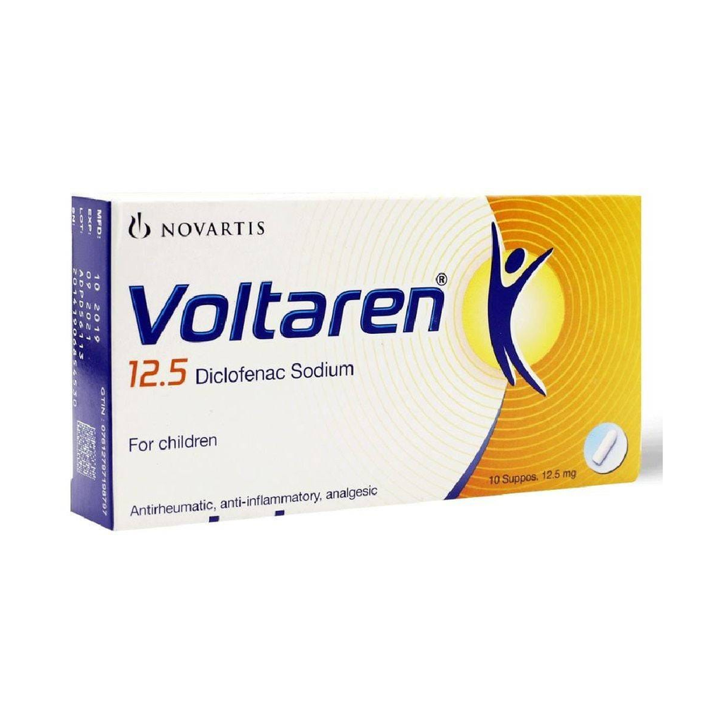 VOLTAREN 12.5MG CHILDREN 10SUPPOS