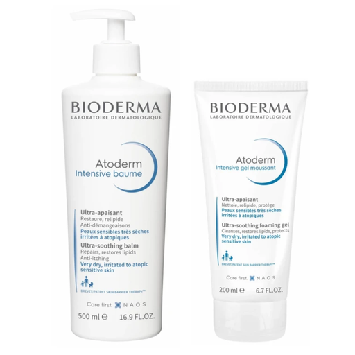 BIODERMA Atoderm Intensive gel 200 ml+Intensive Baume 500 ml OFFER
