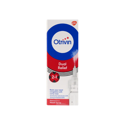 OTRIVIN DUAL RELIEF NASAL SPRAY 10 ML